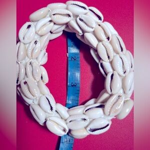 Traditional cowrie bracelet/bangle: Handmade